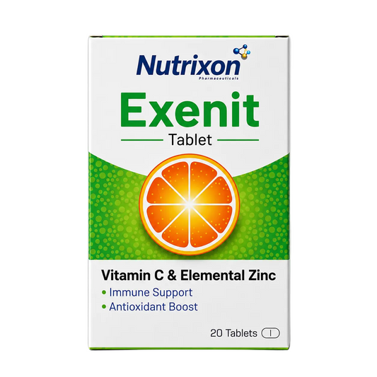 Exenit Tablet — Vitamin C & Elemental Zinc - Nutrixon