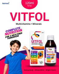 Vitfol Syrup 120ml | Sugar-Free Multivitamins & Minerals
