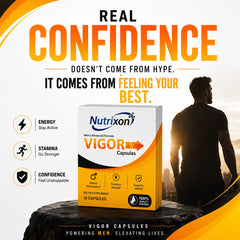 Nutrixon VIGOR Capsules for Men – Energy, Stamina & Vitality Support
