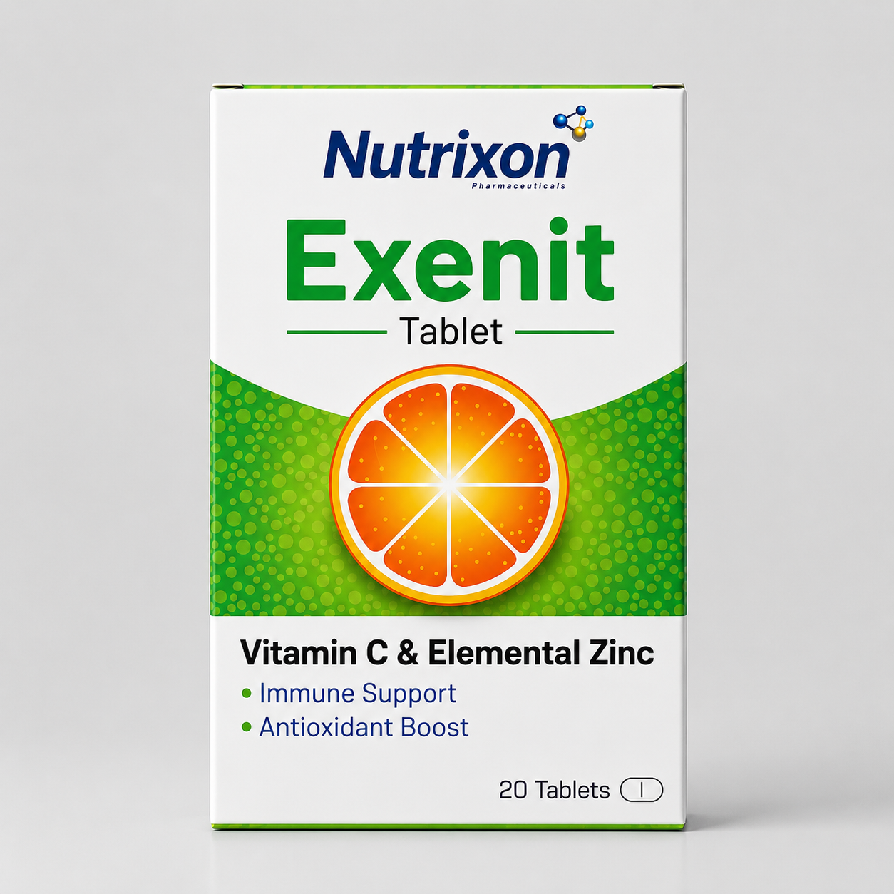 Exenit Tablet — Vitamin C & Elemental Zinc - Nutrixon