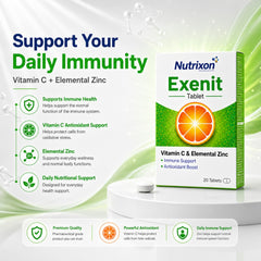 Exenit Tablet — Vitamin C & Elemental Zinc - Nutrixon