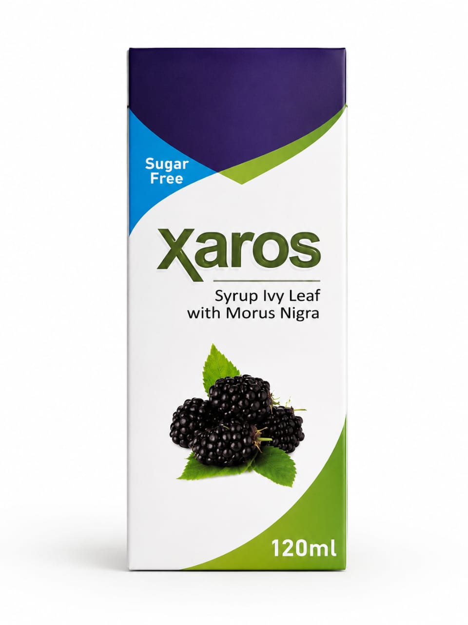 Xaros Syrup 120ml | Sugar-Free Ivy Leaf & Morus Nigra