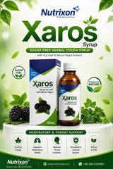 Xaros Syrup 120ml | Sugar-Free Ivy Leaf & Morus Nigra