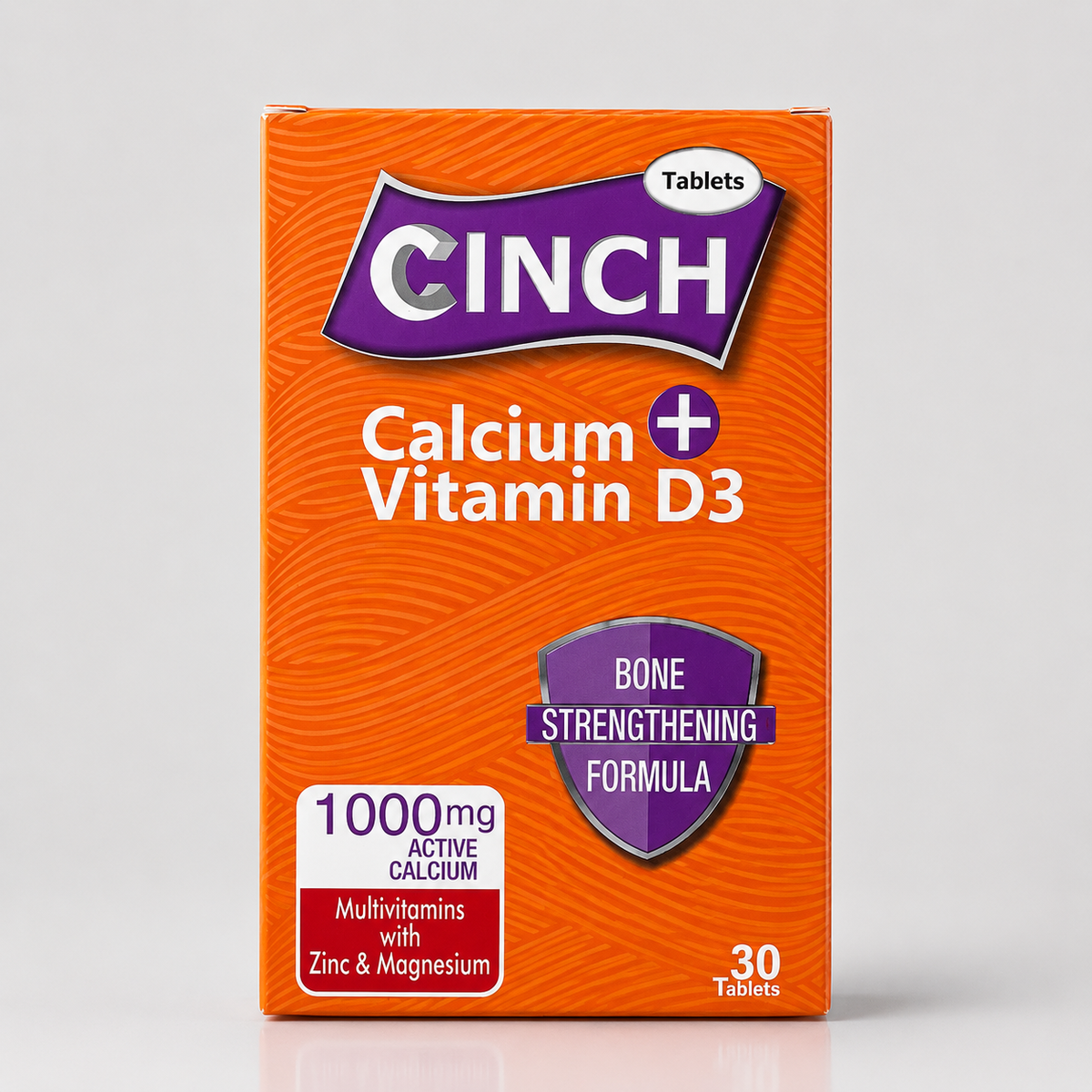 CINCH Calcium + Vitamin D3 Tablets - Nutrixon