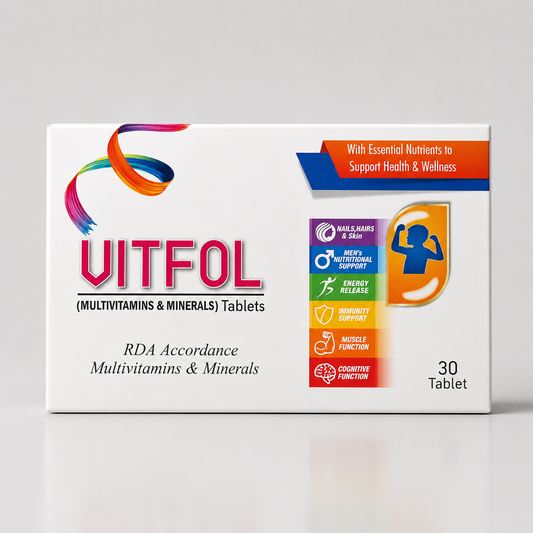 VITFOL Multivitamins & Minerals Tablets - Nutrixon